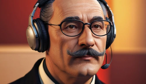 groucho marx,medic,headset,spy,professor,wireless headset,reading glasses,inspector,glasses penguin,announcer,cartoon doctor,man talking on the phone,banker,spy-glass,world digital painting,headphone,night administrator,librarian,the emperor's mustache,engineer,Art,Artistic Painting,Artistic Painting 20
