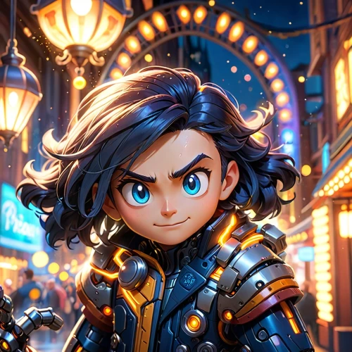 cg artwork,tracer,nova,disney character,cute cartoon character,sci fiction illustration,valerian,aquanaut,my hero academia,merida,vector girl,sofia,monsoon banner,lokportrait,nikko,meteora,cg,kid hero,avatar,city ​​portrait,Anime,Anime,Cartoon