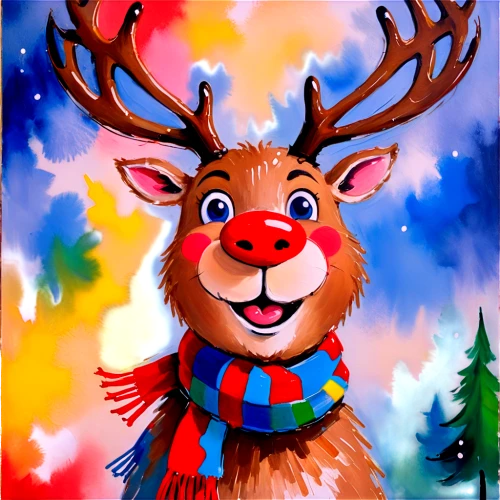 rudolph,rudolf,buffalo plaid reindeer,raindeer,christmas deer,buffalo plaid antlers,buffalo plaid deer,watercolor christmas background,reindeer from santa claus,winter deer,christmas felted clip art,deer illustration,reindeer polar,pere davids deer,reindeer,christmas buffalo raccoon and deer,christmas motif,watercolor christmas pattern,christmas snowy background,christmas animals,Conceptual Art,Oil color,Oil Color 20