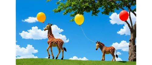 animal balloons,two giraffes,giraffes,hot-air-balloon-valley-sky,giraffidae,balloons flying,giraffe plush toy,baloons,giraffe,corner balloons,colorful balloons,whimsical animals,owl balloons,balloons,balloon trip,ballooning,birthday balloons,hot air balloons,balloons mylar,balloon,Illustration,Paper based,Paper Based 23