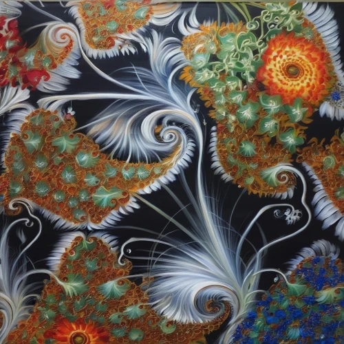floral composition,flower fabric,kimono fabric,sunflowers in vase,flower painting,floral pattern,flowers fabric,orange floral paper,batik design,floral rangoli,abstract flowers,african daisies,fabric painting,floral ornament,ornamental flowers,marigolds,fabric flowers,motif,flower pattern,flora abstract scrolls,Illustration,Paper based,Paper Based 04