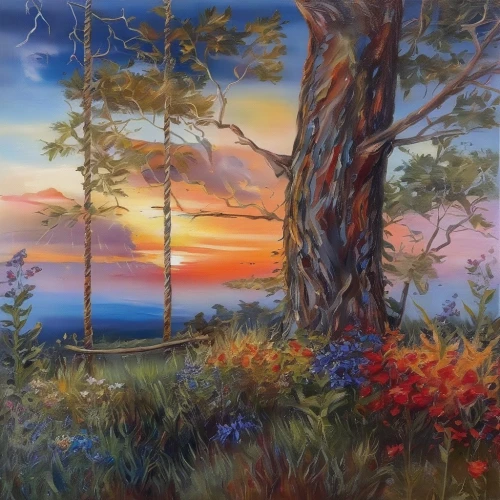 autumn landscape,forest landscape,panoramic landscape,coastal landscape,home landscape,landscape,landscape background,oil painting,fall landscape,oil on canvas,salt meadow landscape,small landscape,carol colman,an island far away landscape,nature landscape,high landscape,rural landscape,painted tree,meadow landscape,landscape nature,Illustration,Paper based,Paper Based 04