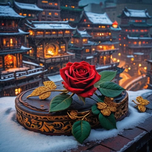 korean village snow,night view of red rose,winter rose,south korea,buddha tooth relic temple,korean folk village,chinese architecture,chinese temple,chinese rose marshmallow,asian architecture,romantic rose,landscape rose,winter village,fragrant snow sea,disney rose,bukchon,winter festival,beautiful japan,noble roses,shanghai disney,Photography,General,Fantasy