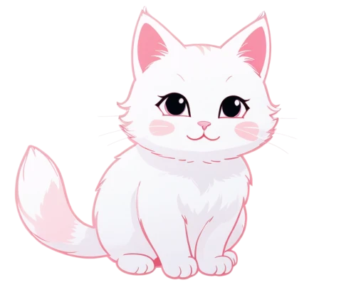 turkish angora,white cat,turkish van,pink cat,cat child,fluff,little cat,doodle cat,blossom kitten,drawing cat,kitty,cat doodles,japanese bobtail,capricorn kitz,cat drawings,domestic short-haired cat,young cat,cat vector,american curl,breed cat,Illustration,Black and White,Black and White 31