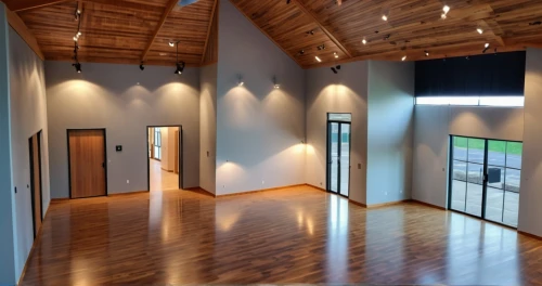 gallery,hallway space,art gallery,daylighting,hardwood floors,aqua studio,loft,contemporary decor,wood flooring,structural glass,wall completion,conference room,window film,rental studio,recreation room,glass wall,a museum exhibit,studios,interior modern design,wood floor,Photography,General,Realistic