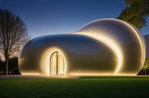 cubic house,mirror house,musical dome,futuristic art museum,archidaily,cube house,futuristic architecture,pop up gazebo,round hut,insect house,outdoor structure,frame house,cooling house,round house,knight tent,cuborubik,summer house,inflatable ring,torus,modern architecture