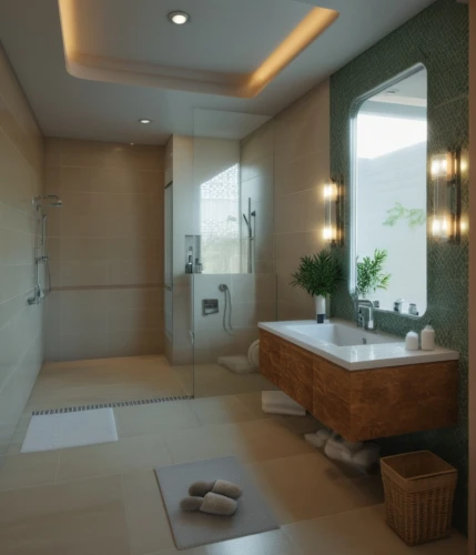 luxury bathroom,modern minimalist bathroom,shower base,3d rendering,bathroom,render,interior modern design,3d rendered,bathtub,shower bar,3d render,modern room,spa items,visual effect lighting,luxury home interior,shower door,interior design,interior decoration,the tile plug-in,japanese-style room,Photography,General,Realistic