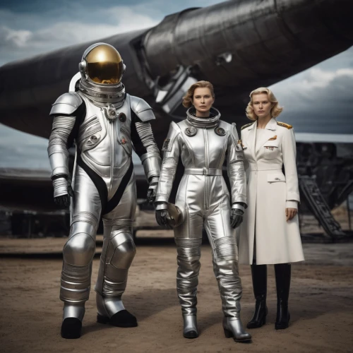 atomic age,space-suit,spacesuit,vintage man and woman,space suit,cosmonautics day,lost in space,mission to mars,space tourism,astronautics,astronauts,astronaut suit,yuri gagarin,cosmonaut,space travel,passengers,science-fiction,sci fi,science fiction,protective clothing,Photography,General,Cinematic