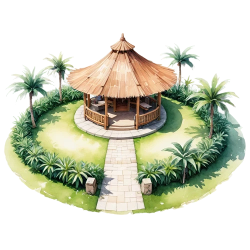 round hut,round house,pop up gazebo,gazebo,thatch umbrellas,tropical house,thatch roof,palm garden,roof domes,roof landscape,palm pasture,yurts,grass roof,palm field,thatched roof,houses clipart,straw hut,cabana,parasol,parasols,Anime,Anime,Realistic