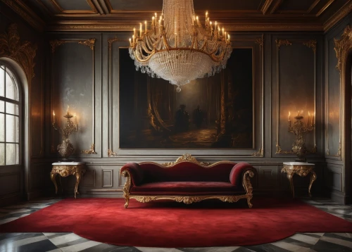 ornate room,royal interior,four poster,danish room,luxurious,the throne,luxury decay,great room,chaise lounge,napoleon iii style,luxury,luxury hotel,four-poster,interior design,rococo,ballroom,luxury property,interior decoration,neoclassical,interior decor,Illustration,Realistic Fantasy,Realistic Fantasy 17