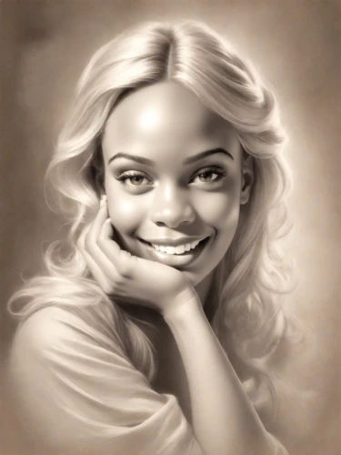 caricaturist,caricature,portrait background,custom portrait,african american woman,digital painting,a girl's smile,marilyn,sarah walker,artistic portrait,romantic portrait,airbrushed,world digital painting,artist portrait,photo painting,graphite,pencil drawing,girl portrait,portrait of christi,nigeria woman,Digital Art,Pencil Sketch