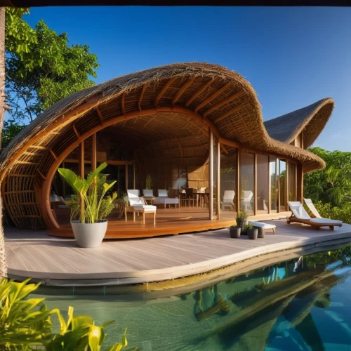 tropical house,holiday villa,pool house,eco hotel,floating huts,seychelles,luxury property,over water bungalow,summer house,dunes house,house by the water,beautiful home,stilt house,beach house,tropical island,eco-construction,over water bungalows,luxury hotel,luxury home,belize,Photography,General,Realistic