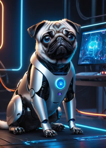 pug,puggle,working terrier,nvidia,neon human resources,cinema 4d,digital compositing,bulldog,bot training,kosmus,cyber security,sulimov dog,dogecoin,renascence bulldogge,cyber crime,electron,computer icon,artificial intelligence,dog illustration,biewer terrier,Art,Classical Oil Painting,Classical Oil Painting 33