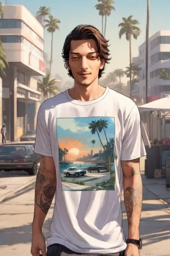 beach background,isolated t-shirt,matruschka,venice beach,oceanside,ayrton senna,tee,skater,premium shirt,shirt,skater boy,soundcloud icon,t shirt,t-shirt,john doe,boulevard,t-shirt printing,long-sleeved t-shirt,senna,pedestrian,Digital Art,Comic