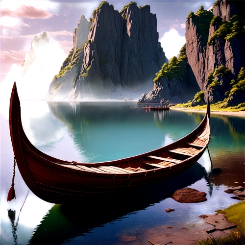 viking ship,viking ships,boat landscape,long-tail boat,longship,wooden boat,canoes,canoe,sailing-boat,row boat,rowboat,canoeing,swan boat,fantasy landscape,sailing boat,celtic harp,rowing boat,fantasy picture,old wooden boat at sunrise,dragon boat,Conceptual Art,Fantasy,Fantasy 01