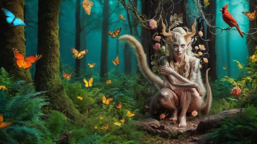 fairy forest,forest fish,enchanted forest,fantasy picture,3d fantasy,fairy world,faerie,faery,forest dragon,elven forest,fantasy art,woodland animals,merfolk,mermaid background,forest animal,fairytale forest,fairy village,forest animals,diorama,forest of dreams