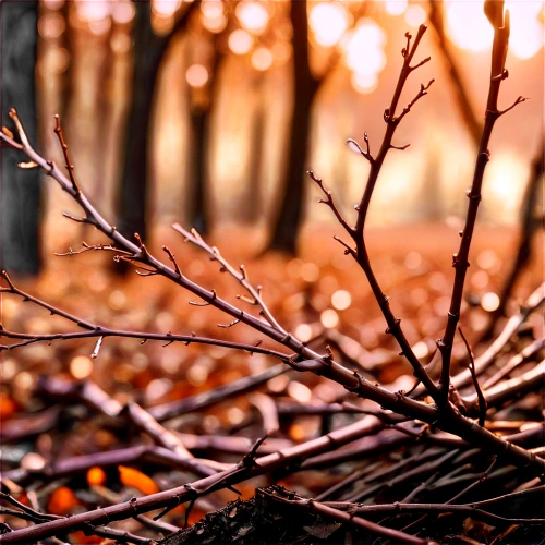 frozen morning dew,the first frost,autumn forest,autumn background,forest floor,dead leaves,dead branches,winter forest,burning tree trunk,deciduous forest,burnt tree,fallen leaves,sun burning wood,dead wood,scorched earth,ornamental wood,burning bush,pine needles,morning frost,bare branch,Conceptual Art,Sci-Fi,Sci-Fi 09