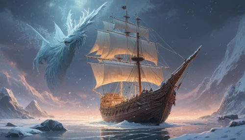 maelstrom,viking ship,ghost ship,fantasy picture,viking ships,galleon ship,sea sailing ship,galleon,sailing ship,sail ship,sea fantasy,polar aurora,ice floe,ice boat,poseidon,longship,viking,heroic fantasy,icebreaker,fantasy art