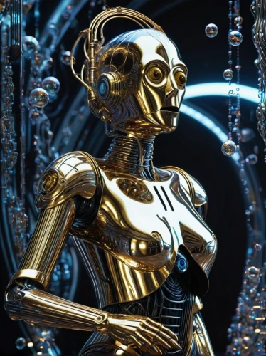 c-3po,oscars,endoskeleton,droid,droids,cinema 4d,valerian,ai,chrome,shiny,metallic,gold foil 2020,robotic,sci fi,foil and gold,metal figure,silver surfer,shiny metal,nova,cybernetics,Conceptual Art,Sci-Fi,Sci-Fi 09