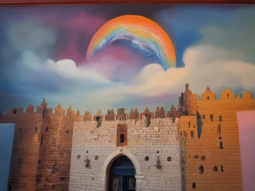 3d albhabet,in madaba,caravansary,qasr al watan,monastery israel,al qudra,wall painting,genesis land in jerusalem,arabic background,qasr amra,umayyad palace,medieval castle,el jem,halic castle,castle of the corvin,templar castle,city walls,pink city,jerusalem,church painting,Illustration,Paper based,Paper Based 04