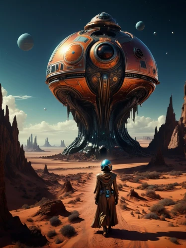 alien planet,sci fiction illustration,alien world,gas planet,planet eart,sci fi,science fiction,scarab,extraterrestrial life,desert planet,scifi,sci - fi,sci-fi,planet mars,red planet,planet alien sky,valerian,futuristic landscape,science-fiction,airships