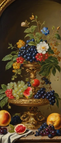floral ornament,fruit bowl,decorative plate,meticulous painting,floral composition,bowl of fruit in rain,basket of fruit,still life of spring,fruit plate,sunflowers in vase,bowl of fruit,fruit basket,fruit pattern,floral decorations,rococo,floral arrangement,cherries in a bowl,still-life,water lily plate,floral frame,Art,Classical Oil Painting,Classical Oil Painting 39