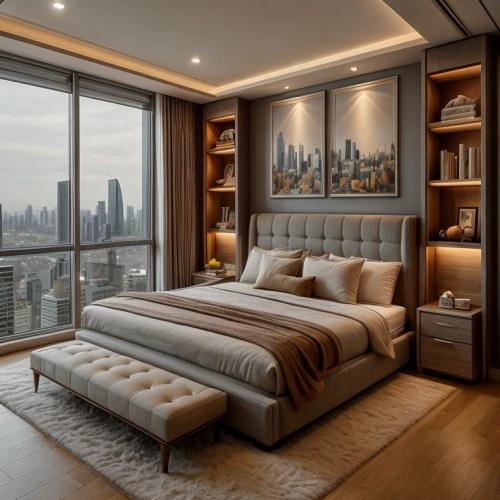 penthouse apartment,great room,modern room,sleeping room,sky apartment,room divider,bedroom,modern decor,guest room,one room,one-room,livingroom,luxury hotel,luxury home interior,luxury property,bedroom window,interior design,danish room,chongqing,contemporary decor