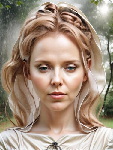 jessamine,celtic woman,mystical portrait of a girl,the prophet mary,the enchantress,celtic queen,carmelite order,priestess,faerie,joan of arc,fae,faery,fantasy portrait,virgo,biblical narrative characters,greer the angel,mary 1,dryad,angel moroni,seven sorrows