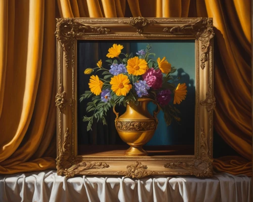 sunflowers in vase,vase,flower vase,floral arrangement,floral frame,floral composition,flower painting,still life of spring,flower arrangement,flower frame,ikebana,flowers frame,golden flowers,corner flowers,glass vase,vases,peony frame,still life,still-life,golden pot,Conceptual Art,Daily,Daily 18