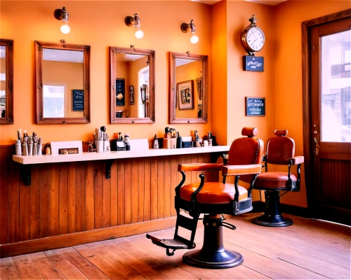 barber shop,barber chair,barbershop,salon,barber,beauty salon,hairdressing,hairdressers,the long-hair cutter,management of hair loss,hairdresser,pomade,beauty room,antique style,bannack assay office,brandy shop,hairstyler,bar counter,parlour,cosmetics counter,Illustration,Japanese style,Japanese Style 19