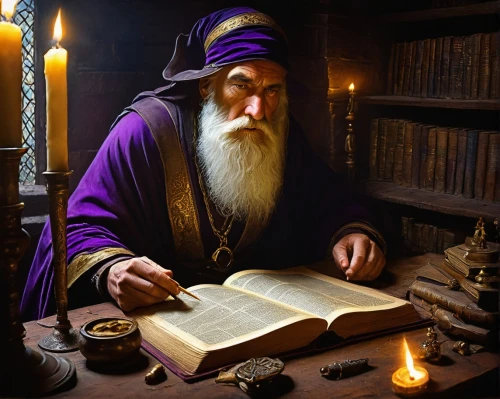 the abbot of olib,archimandrite,hieromonk,rabbi,scholar,the first sunday of advent,the third sunday of advent,biblical narrative characters,the second sunday of advent,middle eastern monk,torah,apothecary,wizard,persian poet,magus,the wizard,divination,orthodoxy,benediction of god the father,siddur,Illustration,Paper based,Paper Based 23