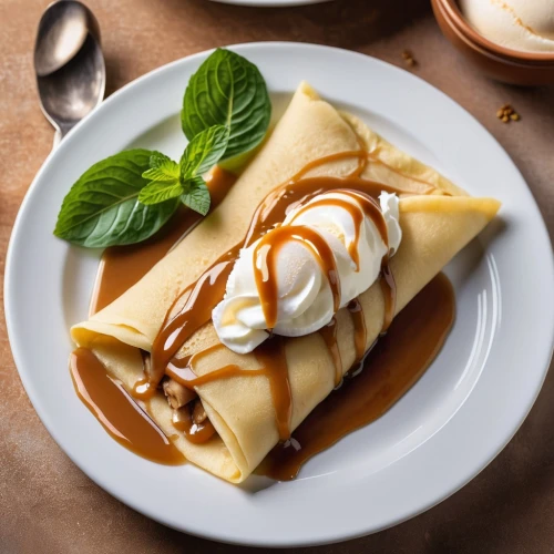 crêpe suzette,crepes,crêpe,crepe,apple strudel,sopaipilla,crape,pancakes with ice cream,crepe jasmine,apple pancakes,blintz,stuffed pancake,mascarpone,strudel,panzerotti,dulce de leche,food photography,creme caramel,lumpia,calzone,Photography,General,Realistic