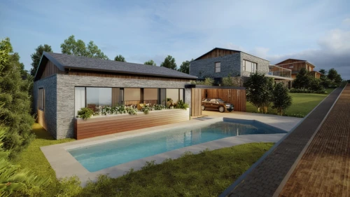 pool house,3d rendering,modern house,holiday villa,eco-construction,luxury property,corten steel,landscape design sydney,dunes house,wooden decking,render,outdoor pool,mid century house,landscape designers sydney,roof landscape,summer house,chalet,core renovation,house by the water,private house,Photography,General,Realistic