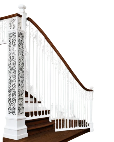 wooden stair railing,banister,baluster,winding staircase,circular staircase,outside staircase,staircase,corinthian order,mouldings,ornamental dividers,wrought iron,handrails,entablature,stair,spiral staircase,wooden stairs,spiral stairs,stairwell,white picket fence,railings,Conceptual Art,Oil color,Oil Color 18