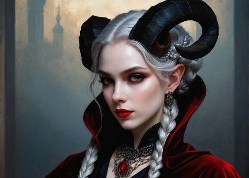 fantasy portrait,vampire lady,vampire woman,gothic portrait,fantasy art,dark elf,devil,gothic woman,vampire,sorceress,evil woman,dark art,dark portrait,fantasy picture,mystical portrait of a girl,jester,romantic portrait,fairy tale character,fantasy woman,victorian lady,Art,Classical Oil Painting,Classical Oil Painting 03