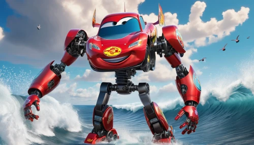 riptide,divemaster,sea devil,skylander giants,aquanaut,skylanders,coral guardian,surfer,ironman,god of the sea,surfboat,tidal wave,submersible,sea god,sea man,iron-man,cg artwork,krill,scuba,surf,Unique,3D,3D Character