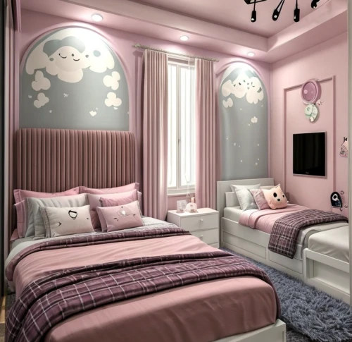 the little girl's room,bedroom,baby room,sleeping room,children's bedroom,room newborn,canopy bed,kids room,great room,nursery decoration,guest room,beauty room,ornate room,modern room,bedding,bed linen,doll house,interior decoration,wall sticker,boy's room picture