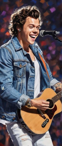 harry styles,harry,harold,styles,the guitar,painted guitar,denim background,oil on canvas,jeans background,guitar,oil painting on canvas,guitar pick,playback,concert guitar,playing the guitar,bandana background,edit icon,photo painting,png transparent,talented,Illustration,Vector,Vector 07