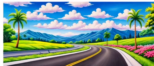 landscape background,cartoon video game background,mountain road,mountain highway,background vector,mountain scene,salt meadow landscape,mountainous landscape,racing road,mountain landscape,home landscape,road,alpine drive,landscapes,open road,landscape,rural landscape,springtime background,background view nature,nature landscape,Conceptual Art,Daily,Daily 17