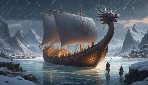 viking ship,viking ships,vikings,heroic fantasy,viking,fantasy picture,longship,jon boat,black dragon,northrend,maelstrom,wyrm,fantasy art,fjord,kraken,dragon,galleon,long-tail boat,nordland,caravel