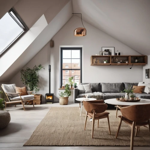 scandinavian style,loft,danish furniture,modern living room,livingroom,living room,home interior,fire place,modern decor,attic,apartment lounge,danish house,contemporary decor,fireplace,interior modern design,modern room,sitting room,hygge,fireplaces,modern style,Photography,General,Realistic