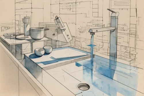 sink,faucets,kitchen sink,aqua studio,laundry room,plumbing fixture,kitchen design,bathtub,baths,plumbing,plumbing fitting,dishes,faucet,laundress,kitchen,washbasin,bathroom,bath,bathroom sink,basin,Unique,Design,Blueprint