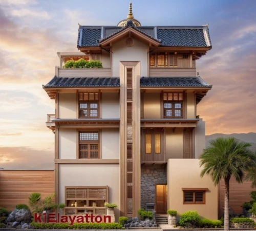elevation,garden elevation,japanese architecture,real-estate,asian architecture,eco-construction,exterior decoration,property exhibition,luxury real estate,sanya,renovate,two story house,smart house,house sales,roof tile,house purchase,estate agent,wooden house,eaves,houses clipart,Photography,General,Realistic