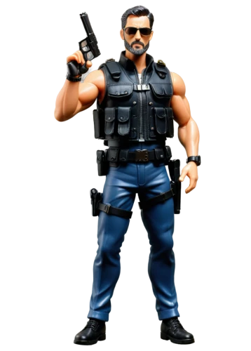 actionfigure,action figure,game figure,collectible action figures,enforcer,3d figure,ballistic vest,officer,policeman,police officer,man holding gun and light,mercenary,pubg mascot,macho,gangstar,bouncer,cop,russkiy toy,action hero,male character,Unique,3D,Garage Kits