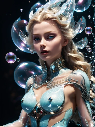 ice queen,ice princess,elsa,water pearls,3d fantasy,water nymph,valerian,fantasy woman,bubbles,under water,cinderella,bubble,blue enchantress,chrystal,the snow queen,crystal ball-photography,liquid bubble,lensball,wet water pearls,under the water,Conceptual Art,Sci-Fi,Sci-Fi 09