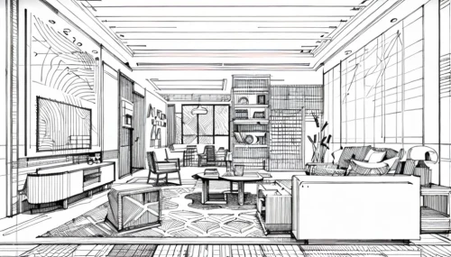 study room,office line art,reading room,interiors,interior design,bookshelves,livingroom,an apartment,living room,working space,wireframe graphics,house drawing,apartment,frame drawing,wireframe,secretary desk,modern office,search interior solutions,archidaily,offices,Design Sketch,Design Sketch,None