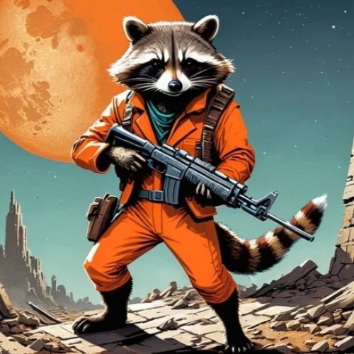 rocket raccoon,violinist violinist of the moon,raccoons,rocket,raccoon,north american raccoon,patrol,guardians of the galaxy,badger,mission to mars,patrols,space tourism,kung fu,fox hunting,mozilla,sci fi,star-lord peter jason quill,rocket salad,astronautics,spacefill