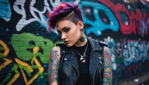 punk,mohawk hairstyle,punk design,mohawk,tattoo girl,rockabilly style,pompadour,rockabilly,goth woman,goth subculture,tattooed,tattoos,rocker,lis,greta oto,with tattoo,rockabella,streampunk,tattoo artist,cyberpunk,Art,Artistic Painting,Artistic Painting 21