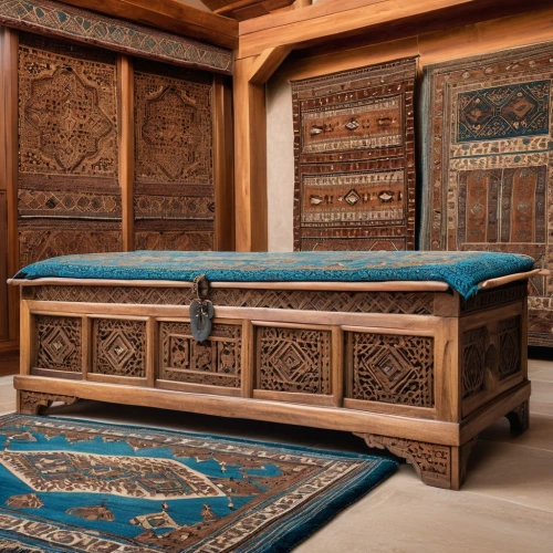 ottoman,moroccan pattern,patterned wood decoration,antique furniture,furniture,seating furniture,persian architecture,royal tombs,chaise lounge,interior decor,russian folk style,prayer rug,samarkand,ornate room,upholstery,chaise longue,interior decoration,danish furniture,flying carpet,cabinetry