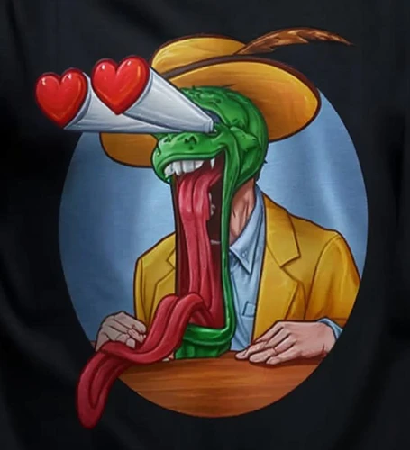 king cobra,shirt,tentacle,choke snake,dr,t shirt,pinocchio,t-shirt,vuvuzela,man with saxophone,aorta,biologist,drug icon,saxophone playing man,gyro,tshirt,bizcochito,connoisseur,shrimp inspector gadget,fedora